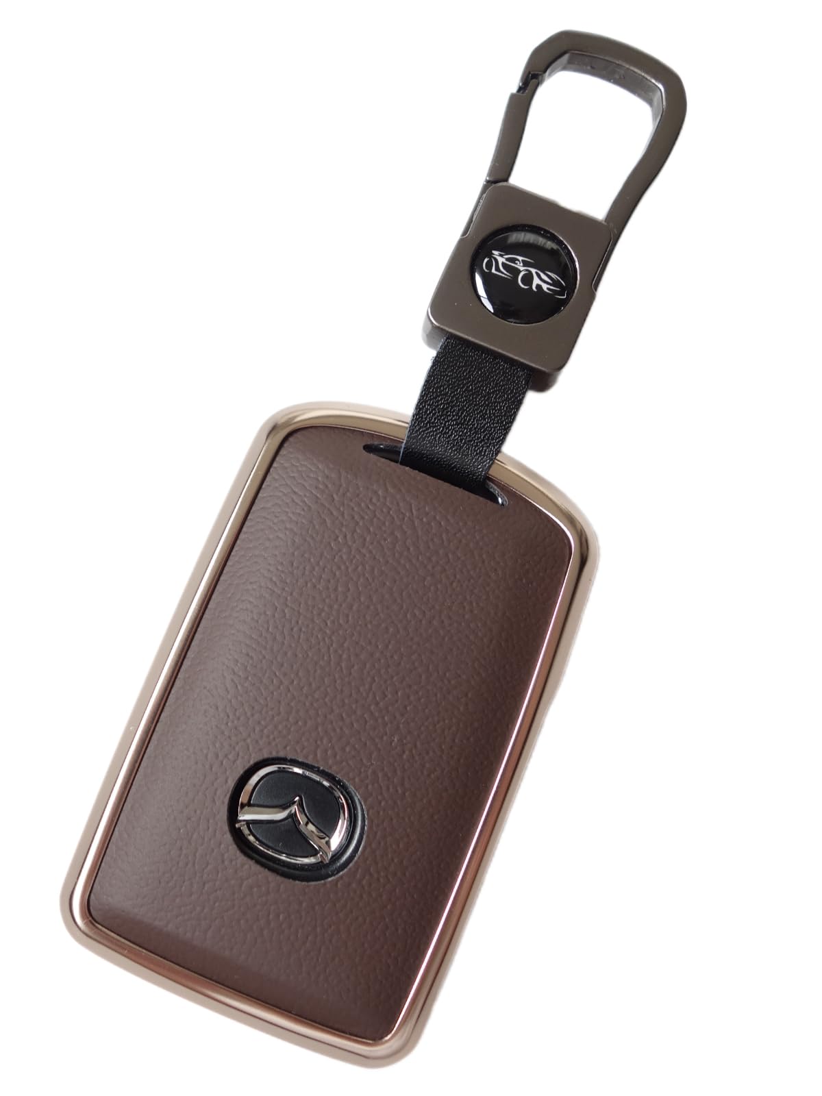 

[MKMC] Smart Key Case Cover Aluminum Leather Material CS60 CX5 CX80 CX30 CX8 Mazda Free size
