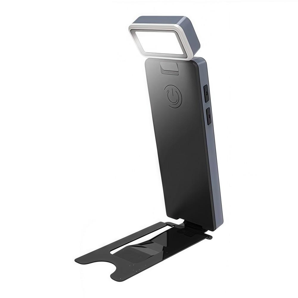 

3 Colors Clip-On Book Light Rechargeable Mini Book Lamp New Bookmark Lamp Night Bed Reading чорний