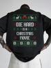 Men's Black Christmas Back Print T-Shirt - DIE HARD IS A CHRISTMAS S-5XL Q1412 Unisex T-Shirt