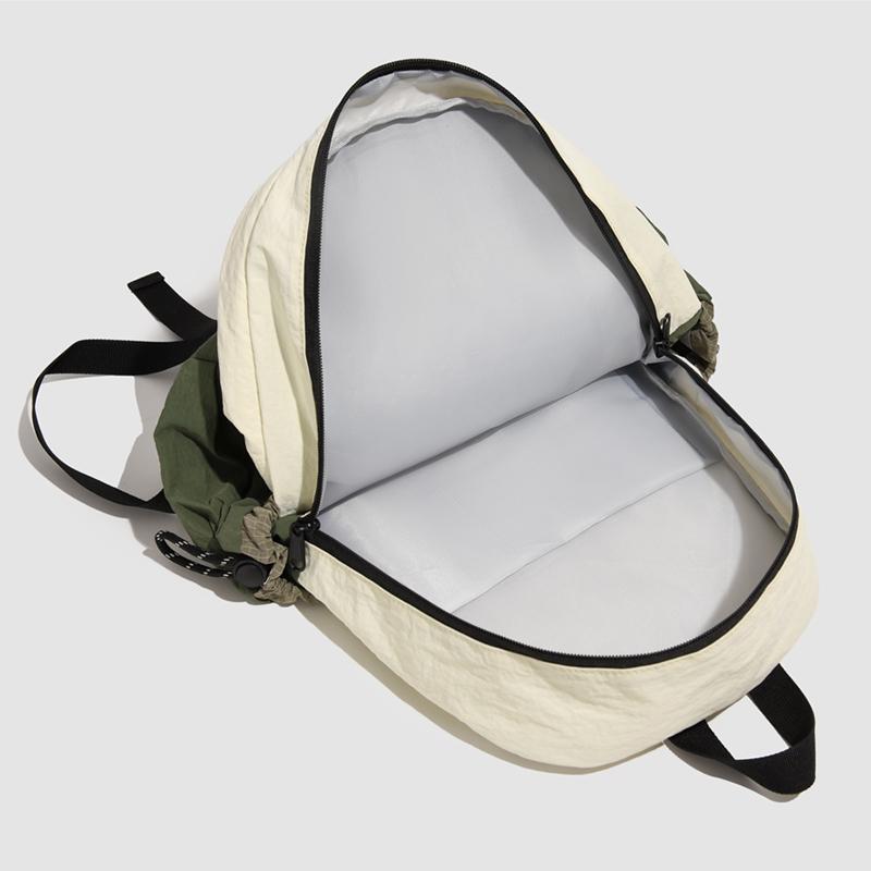 Lightweight Travel Contrast Backpack Student Schoolbag Women's Large Capacity Commuter Backpack
