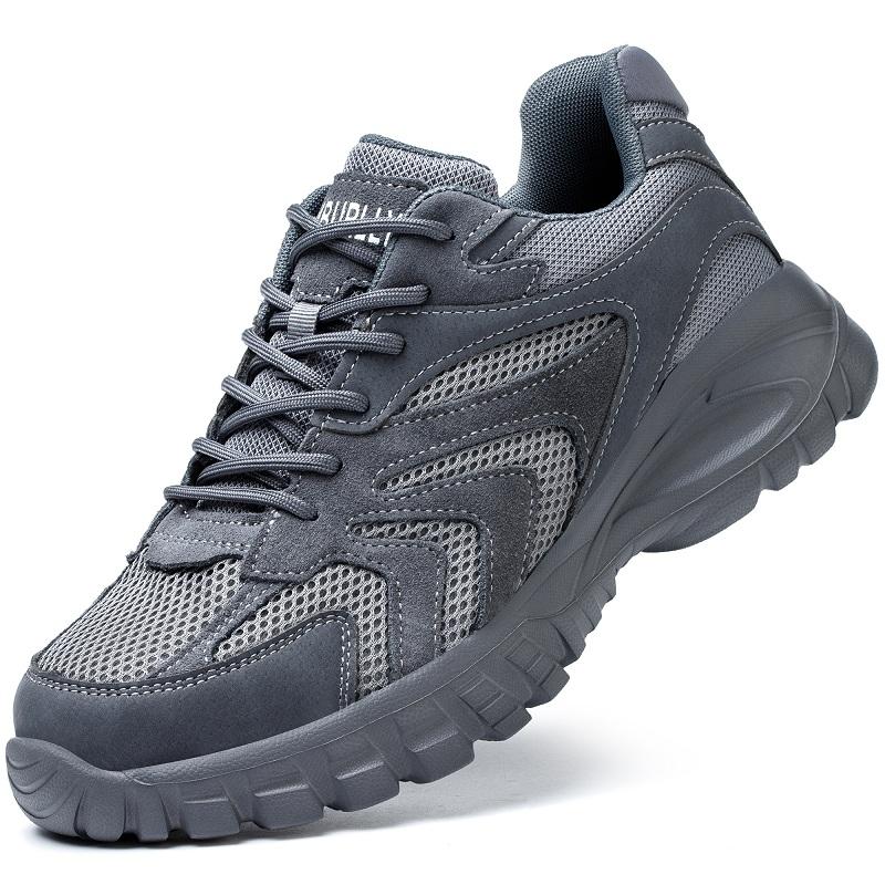 Breathable Men'S Safety Shoes European Steel Baotou Meets The Standard For Kevlar Work Shoes Protection Sneakers Lightweight