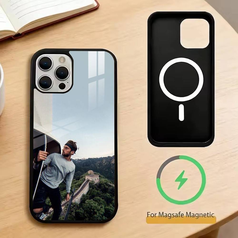 

Sam Kolder Phone Case For iPhone17,16,15,14,13,12,11 Plus,Pro Magnetic with Magsafe Wireless Charging iPhone15