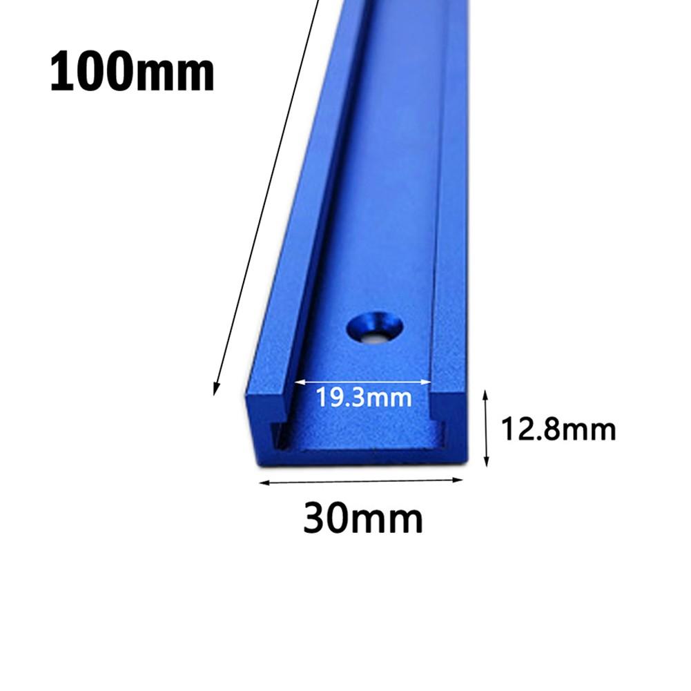 Lichtgewicht Aluminiumlegering T-sleuf Schuifbalk voor Houtbewerking 100 500mm
