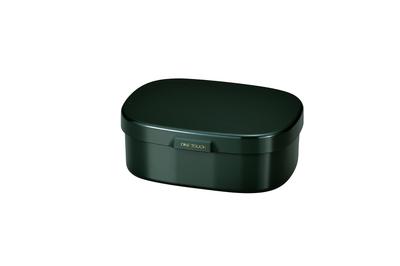 Tatsumiya HAKOYA Lunch Dark Smooth and Easy To Product Made In Japan Quick-Wash Box, Medium, 600ml, Green, Clean, Number 303452,