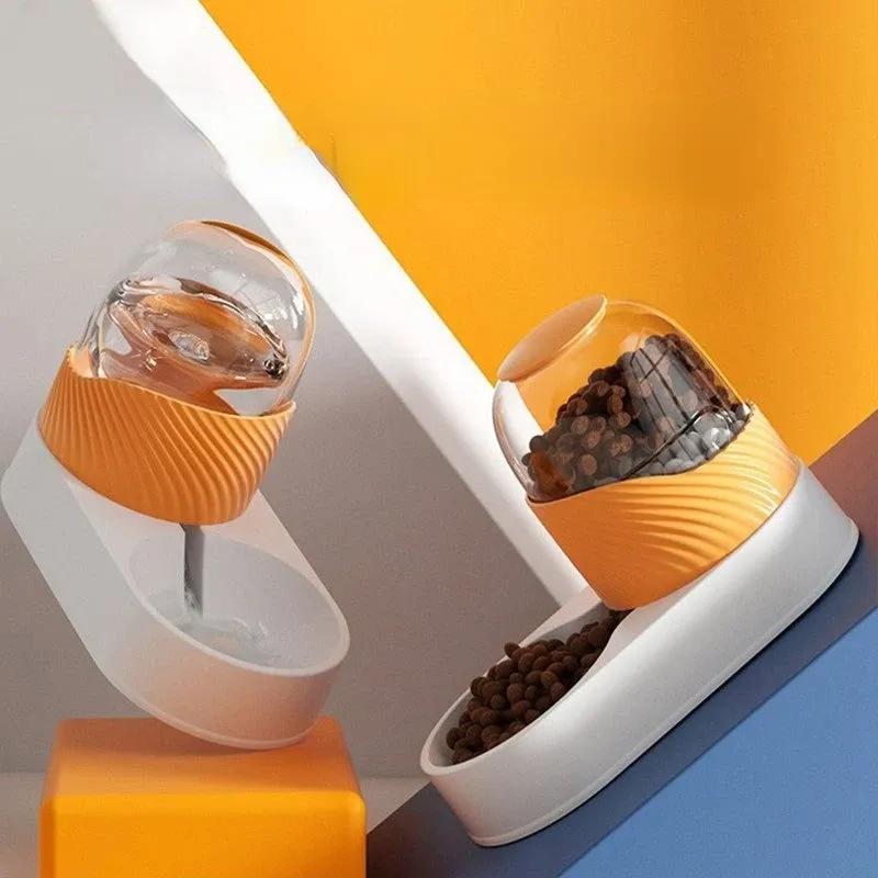 Katzenwasserbrunnen Automatischer Futternapf für Haustiere Katzennapf Hundenapf Slow Food Bowl Haustierbedarf Haustierzubehör Hundenapf
