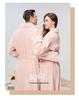 Unisex Flannel Bathrobe: Fleece Lined, Thickened, Plus Size, Autumn/Winter