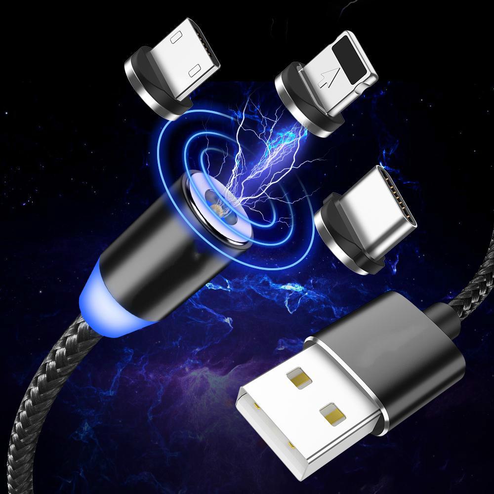 

Магнитные Micro USB /Type-C/ IOS Кабельная Кабельная Кабельная голова для IPhone X 6 Samsung Huawei Xiaomi