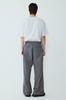 STUDIO TOMBOY [Men] Magnetic Buckle Side Color Block Wide Pants_Dark Gray 9155231566