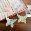 Color Changing Acetate Butterfly Hair Claw Colorful Large Shark Clip Butterfly Hair Clip  Girl