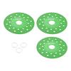 3pcs Rock Plate Special Cutting Pieces 110mm Diamond Grinding Discs for 4Inch Angle Grinders Cutting Rock Slabs Glass Tiles