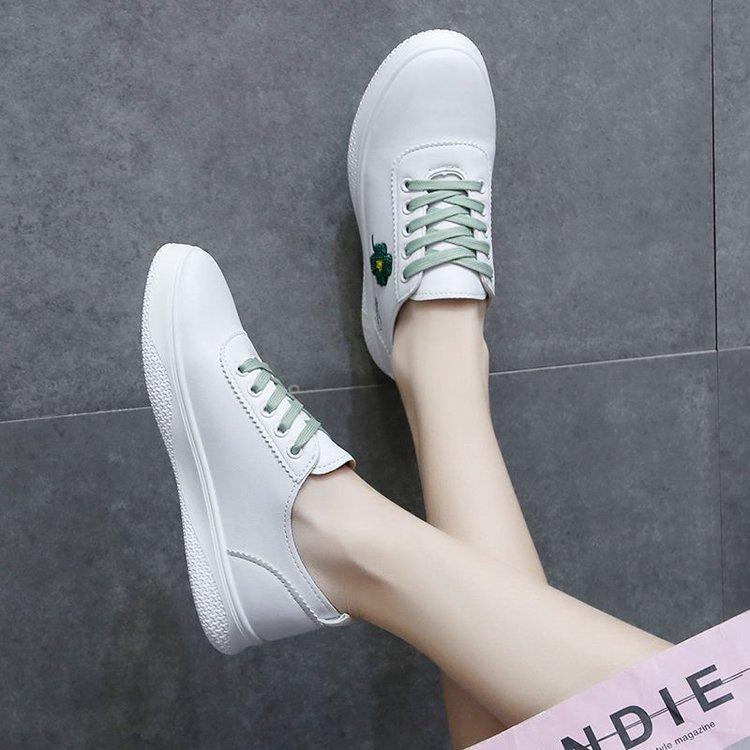 Little zapatos blancos cuero mujeres estudiantes versión coreana de los  zapatos nuevos salvajes zapatos femeninos harajuku fondo plano transpirable  zapatos deportivos casuales comprar a buen precio — entrega gratuita,  reseñas reales con