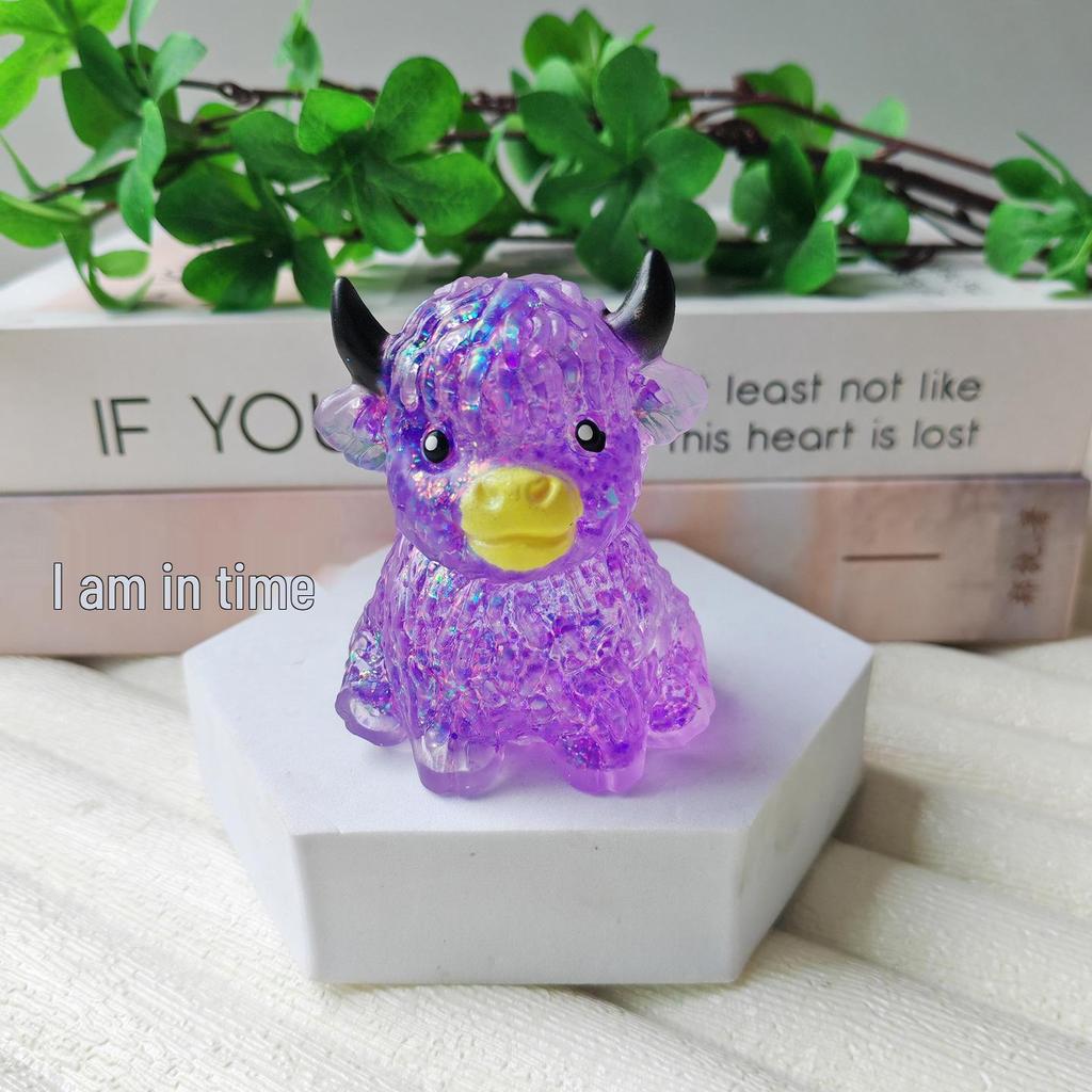 Popular Big Horn Cow Squishy Stress Relief Toy and Cute Ornament
