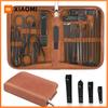 Manicure Set Professional Nail Clipper Kit-26/32 Pieces Stainless Steel Manicure Kit,Nail Care Tools with Luxurious Travel Case