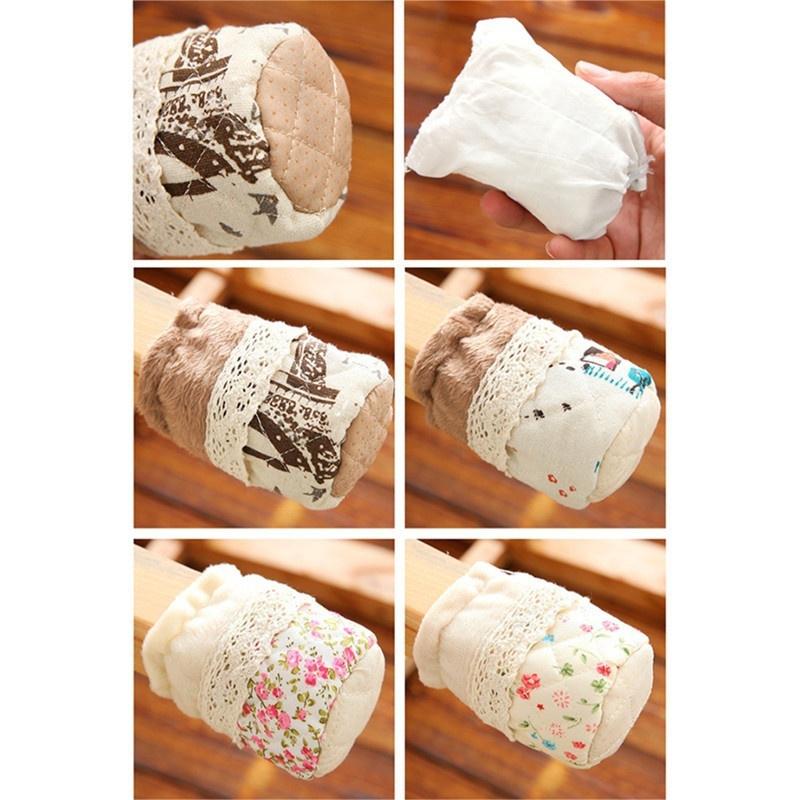 

Чехол на ножку стула, нескользящий защитный чехол, ткань, бесшумный утолщающий коврик One Size