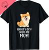 Worlds Best Shiba Inu Mom Dog Shiba Mama Cute Shiba Inu TShirt Kawaii Cute Clothing Tops Women Clothes Camisetas