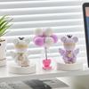 Artistic Super-light Clay Swing Head Style Advertising Balloon Car Pendulum Car Cute Creative Car Interior Decoration Supplies