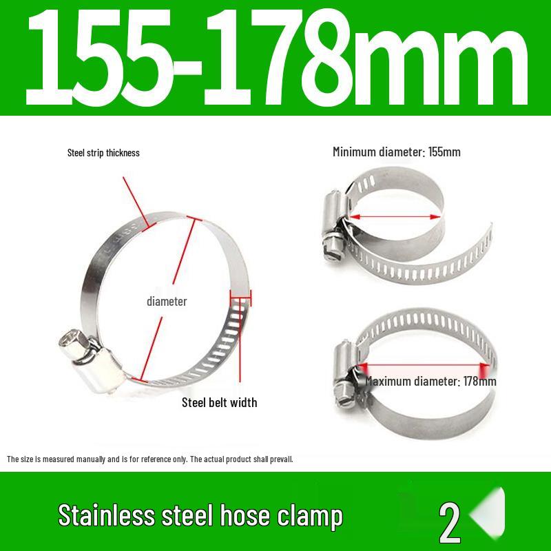 201 Edelstahl Schlauchschelle für Rohre