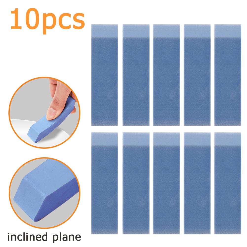 10-1pcs Easy Limescale Eraser Rust Remover Bathroom Glass Rubber Eraser Household Kitchen Cleaning Grinding Tools Accessories