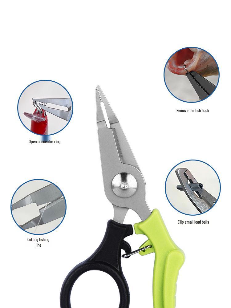 Multi-functional Fishing Scissors: Mini Portable Lure Pliers and Cutter Set