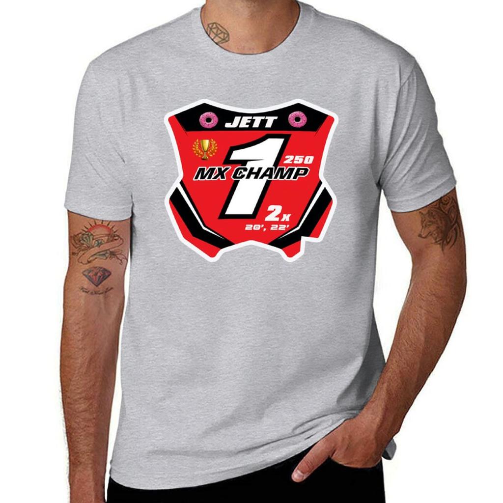 Jett Jl18 Lawrence Motocross Dirt Bike Champion Gift Design 2021 2022 Tshirt Summer Tops Unisexs Clothes