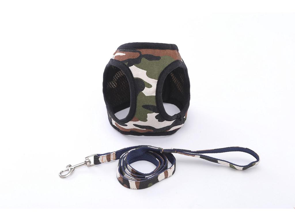 Dog Print Protective Harness Vest