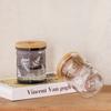 Transparent Hydroponic Flower Pot Wooden Style Lid Plastic Flower Pot New Plant Vase  Nordic Style