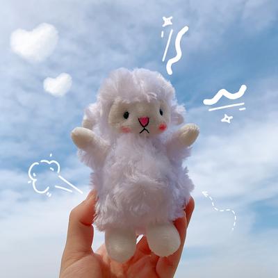 Pendant Plush Doll Lamb Doll Bag Pendant Accessory Keychain Girl