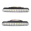 12V DRL Driving Lamp 30 LED Amber Turn Signal Universal Fit LED Strip Kit  Night Driving