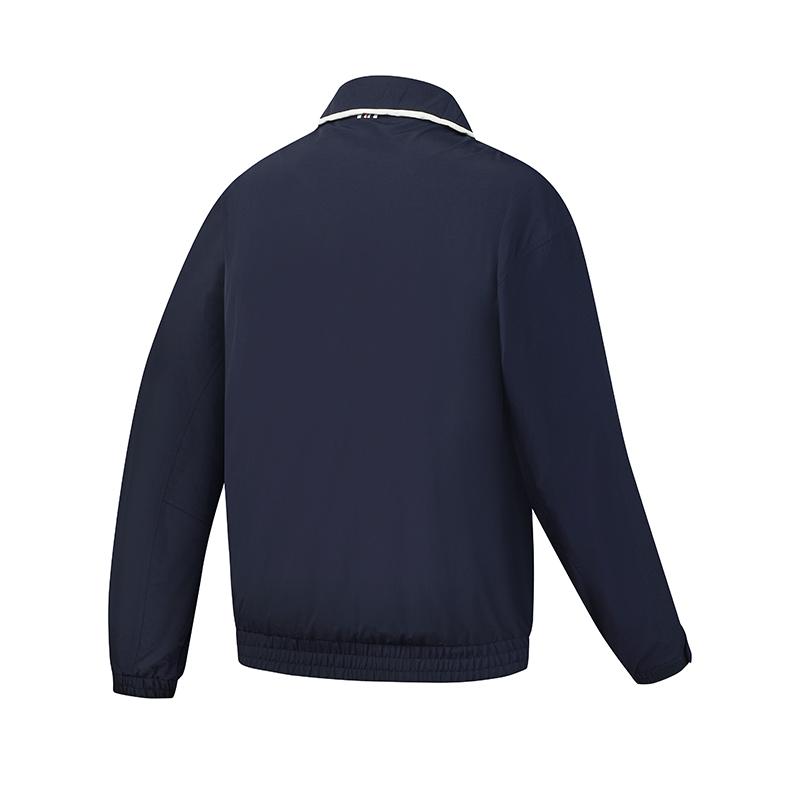 Fila Tenisová Trendy Pohodlná Ležérní Sportovní Pracovní Oblečení Univerzální Tkaná Bunda Unisex Bunda Galakticky Modrá A51U613701FNV