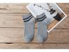 Men's Four Seasons Double Stripe Japanese Style Low-Cut Sporty Socks