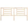 VidaXL Headboard 206x4x100 Cm Solid Pine Wood 818840