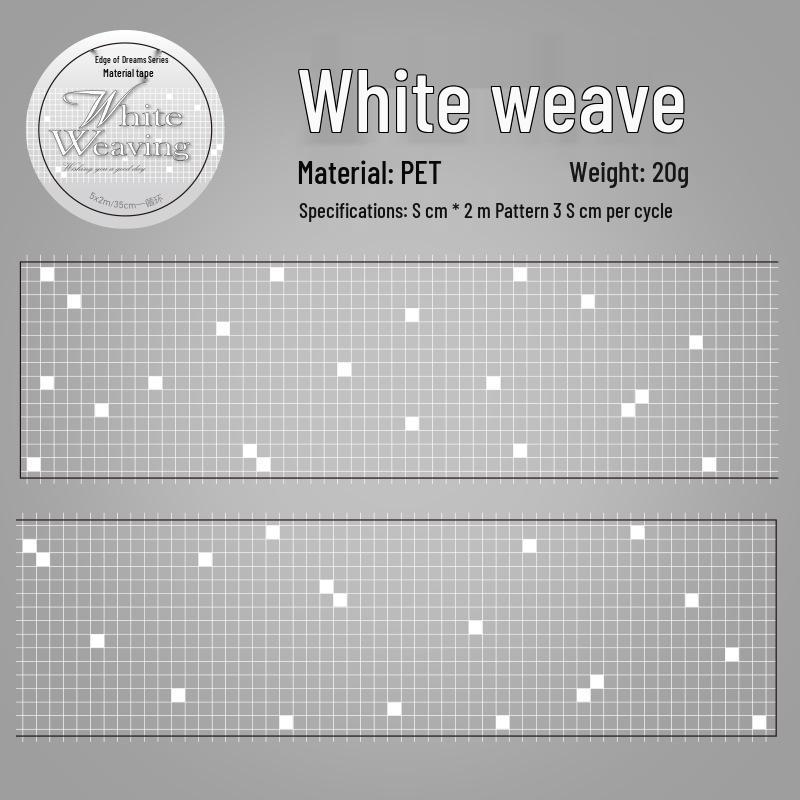 Yu Xian Dream Edge Series PET Tape - Journal Decoration Collage, 4 Styles