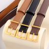 Classic First-Layer Cowhide Women'S Belt, Premium Leather Belt Decoration With Jeans
