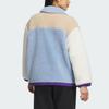 Adidas Originals Color-Block Fleece Sports Jacket Women Outerwear Sky-Blue IN0987