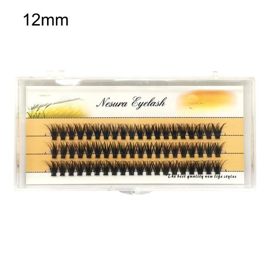 Yousheng 1 Box Curled Eyelashes Hot Melt Fluff Easy to Operate Chemical Fiber Beauty False Eye Lashes for Stage