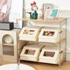 Stackable Closet Organizers Fabric Storage Bins Foldable Closet Drawers Wardrobe Space-Saving Clothes Storage