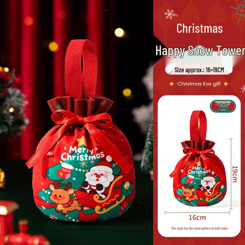 Christmas Eve Apple Gift Box - Candy & Small Gift Bag Decoration