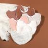 Absorbent Baby Bandana Bib Solid Color Drooling Towel Comfortable Teething Bib for Newborns To Toddler 0-24 Months