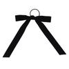 [iijo] Hair Tie, Ribbon, Velvet, Black, Barrette, Stylish, Sophisticated, Simple, Elegant, Formal, Velvet Ribbon (Ribbon Elastic)