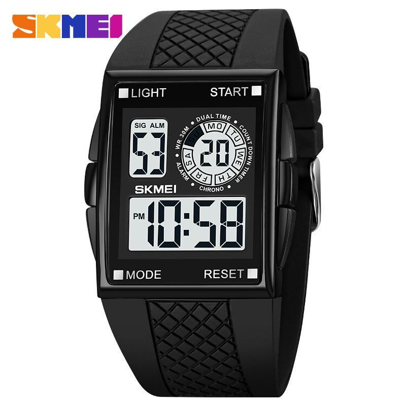 Timing waterproof brand luminous sports watch multi-functional student electronic watch male
