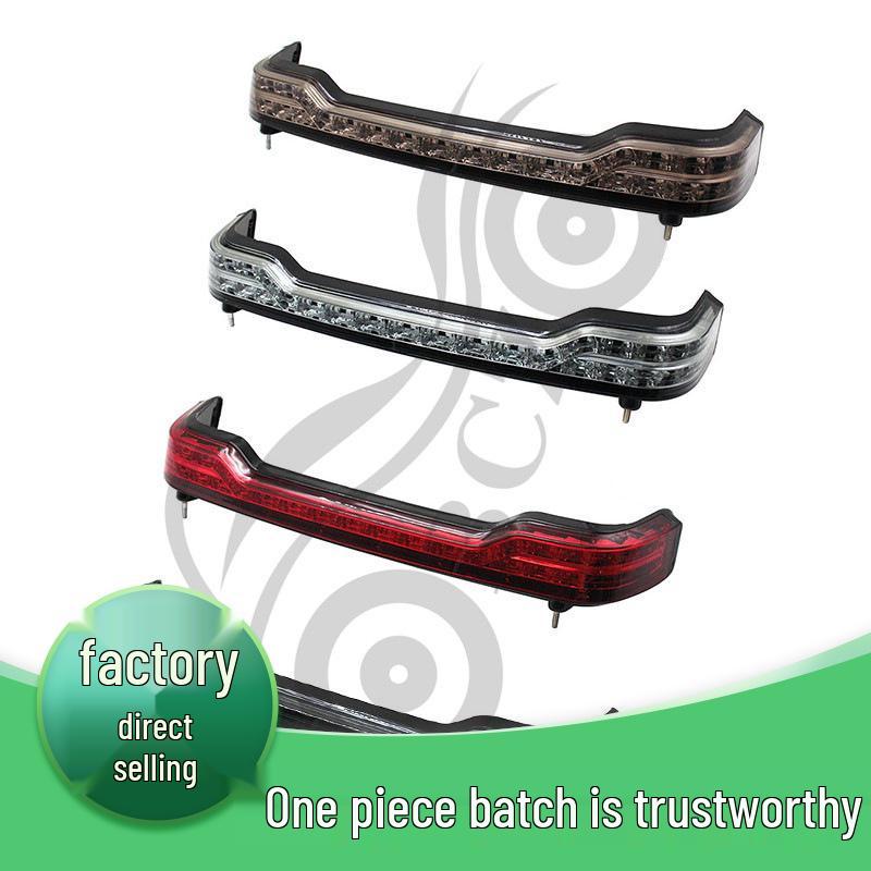 Harley Modified Road/Street/King Glide Side Cases & Taillight (2014-2018) Red