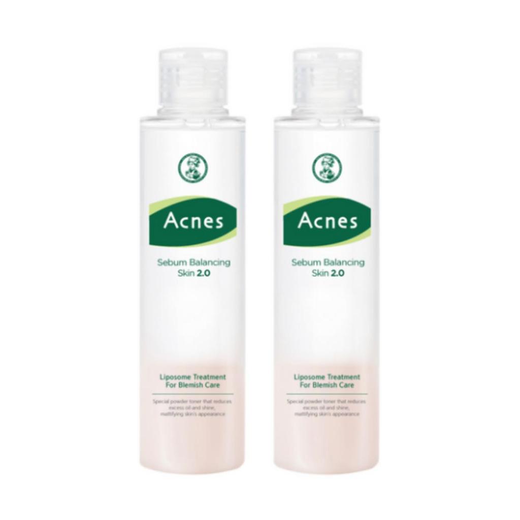 ACNES Sebum Balancing Skin 2.0 — 200 ml per bottle, 2 bottles (total 400 ml)