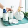 Étoile de mer européenne Accessoires de salle de bain Étoile de mer ménagère Céramique Gobelet de lavage Distributeur de savon Porte-savon Organisateur de salle de bain Nouveau