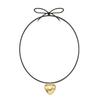 [MORE! HEART] OST Gold Heart String Necklace (S) OTNP23503NYY