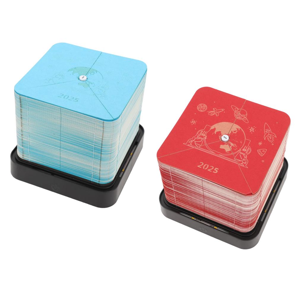 3D Memo Pad Hand Torn Earth 2025 Calendar Paper Carving Art Notepad for Present Desktop Decoration