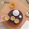 Mr. Nanshan Ceramic Gongfu Tea Set - Ice Wash Ink Landscape