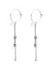 Lazy N Crazy Cubic Ball Chain Ring Earrings