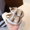 Baby Sandals Cute Bear Soft Breathable Beach Shoes Summer Infant Sandals For Boy First Walkers Toddler Girl Sandals Khaki, White