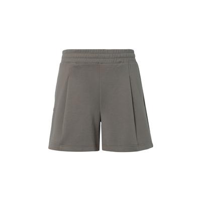 Unstoppable Solid Fleece Pleated Training Shorts Women Shorts Brown 1382764-200