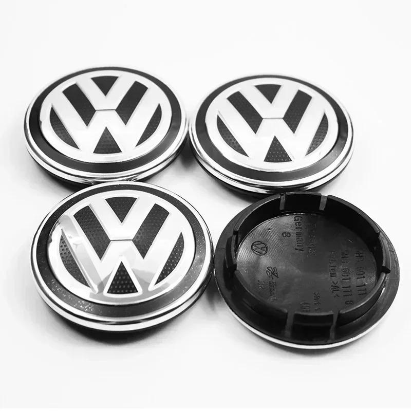 4pcs 55mm 65mm car styling wheel center wheel hub cap modification accessories suitable for VW Volkswagen Jetta MK5 Golf Passat